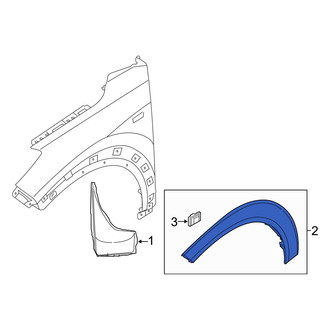 Hyundai OE - Front Left Wheel Arch Molding