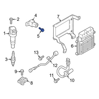 Hyundai OE - Turbocharger Coolant Line Bolt