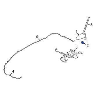 Hyundai OE - Radio Antenna Mast Nut