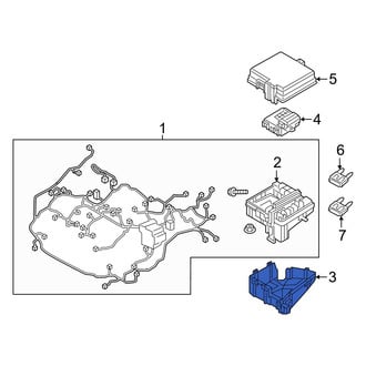 Hyundai OE - Lower Fuse Box Cover