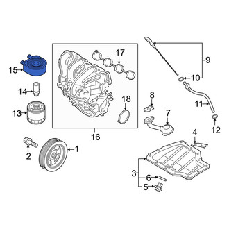 Hyundai OE - Engine Oil Cooler