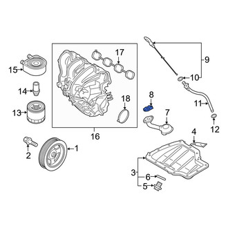 Hyundai OE - Engine Oil Strainer Gasket
