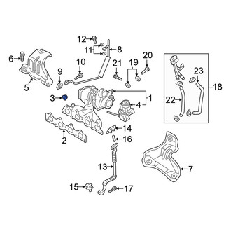 Hyundai OE - Exhaust Manifold Nut