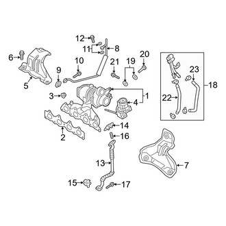 Hyundai OE - Engine / Transaxle - Turbocharger & Components (1.6L)