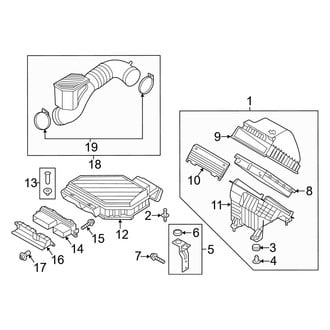 Hyundai OE - Air Filter and Housing Assembly