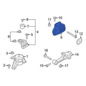 Hyundai OE - Rear Automatic Transmission Mount