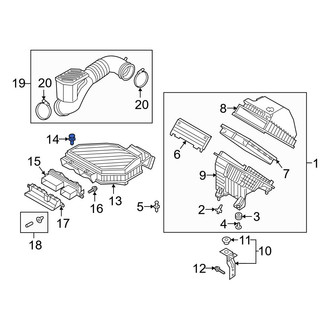 Hyundai OE - Cowl Cover Clip