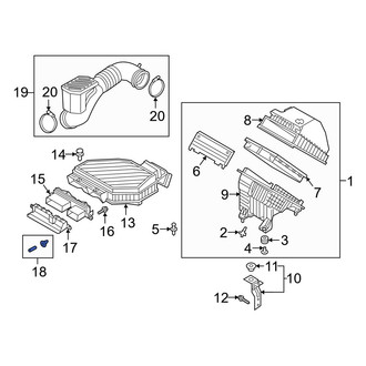 Hyundai OE - Cowl Cover Clip