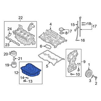Hyundai OE - Engine Oil Pan