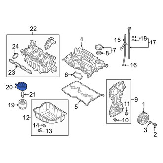 Hyundai OE - Engine Oil Cooler