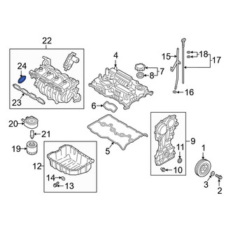 Hyundai OE - Engine Intake Manifold Seal