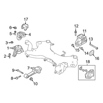 Hyundai OE - Engine & Transmission Mounting (2.4L)