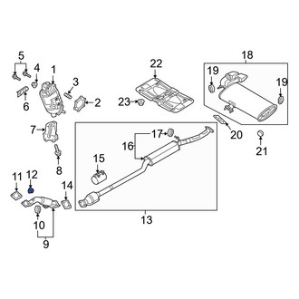 Hyundai OE - Catalytic Converter Nut