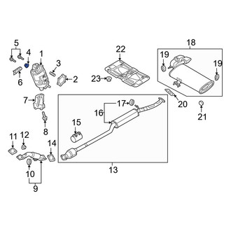 Hyundai OE - Catalytic Converter Nut