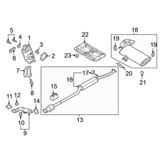 Hyundai OE - Exhaust System - Exhaust Components