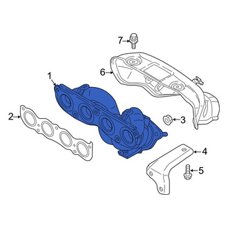 Hyundai OE - Catalytic Converter with Integrated Exhaust Manifold