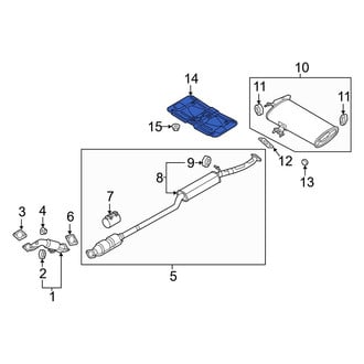 Hyundai OE - Floor Pan Heat Shield