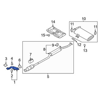 Hyundai OE - Exhaust Muffler