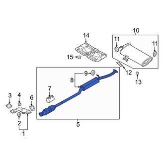 Hyundai OE - Exhaust Muffler