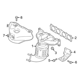Hyundai OE - Exhaust System - Manifold