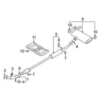 Hyundai OE - Catalytic Converter Nut