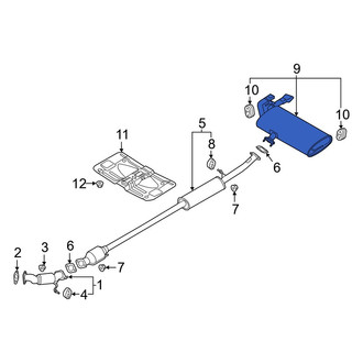 Hyundai OE - Exhaust Muffler