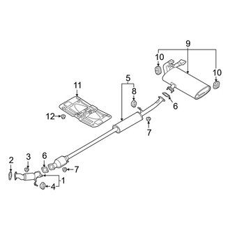Hyundai OE - Exhaust System - Exhaust Components