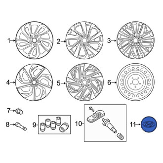 Hyundai OE - Wheel Cap