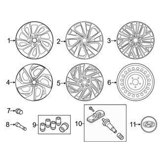 Hyundai OE - Wheels (Gas)