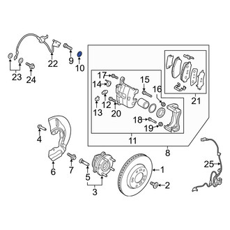 Hyundai OE - Inner Lateral Arm Washer