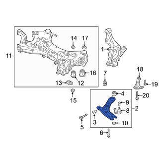 Hyundai OE - Front Left Suspension Control Arm