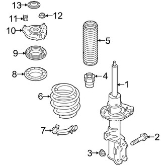 Hyundai OE - Front Suspension - Struts & Components