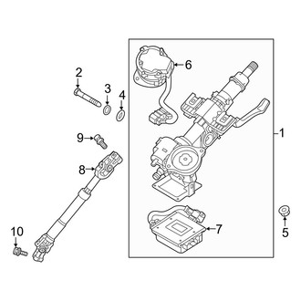 Hyundai OE - Steering Column Assembly (Gas)