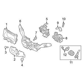 Hyundai OE - Steering Column - Shroud, Switches & Levers (Gas)