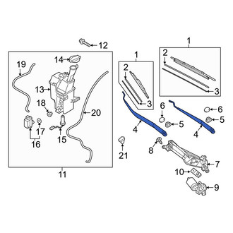 Hyundai OE - Rear Wiper Arm