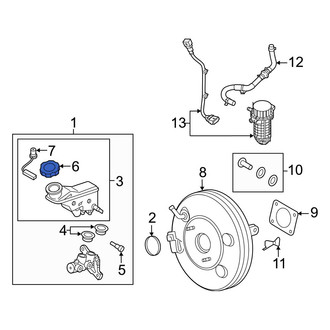 Hyundai OE - Brake Master Cylinder Reservoir Cap