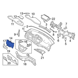 Hyundai OE - Instrument Cluster Bezel