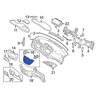 Hyundai OE - Center Instrument Panel Cover