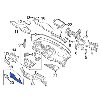 Hyundai OE - Left Lower Instrument Panel Cover