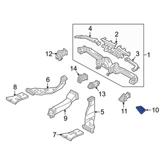 Hyundai OE - Left Upper Dashboard Air Vent