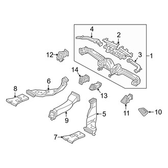 Hyundai OE - Instrument Panel - Ducts (Gas)