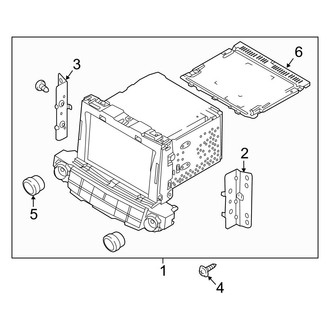 Hyundai OE - Instrument Panel - Sound System (Receiver), (Gas)