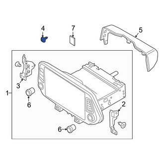 Hyundai OE - Video Monitor Screw