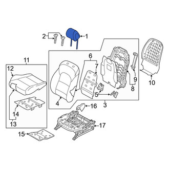 Hyundai OE - Rear Center Headrest