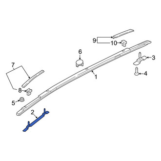 Hyundai OE - Rear Roof Side Rail Bracket