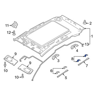 Hyundai OE - Interior Grab Bar Clip