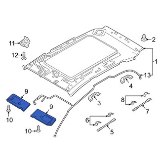 Hyundai OE - Left Sun Visor