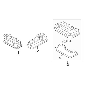 Hyundai OE - Roof - Overhead Lamps (Gas)
