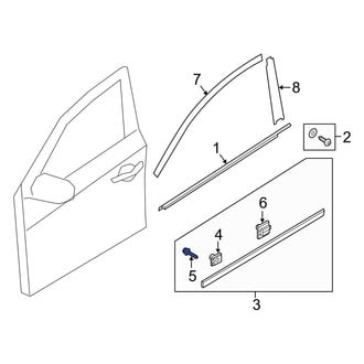 Hyundai OE - Bumper Cover Screw