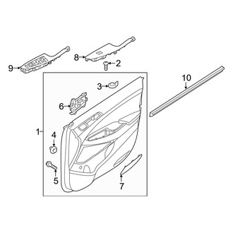 Hyundai OE - Front Door - Interior Trim (Gas)